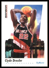 Clyde Drexler 1991-92 SkyBox #579 Trail Blazers NBA READ FREE SHIP AutographDen