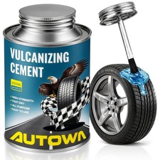 AUTOWN Tire Repair Cement, Chemical Vulcanizing Rubber Glue with Brush