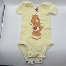 Care Bears Tenderheart Bear Baby One Piece with Snaps Size Small 1983 EUC Rare