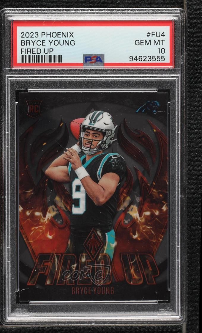 2023 Panini Phoenix Fired Up Bryce Young #FU-4 PSA 10 GEM MT 11ng