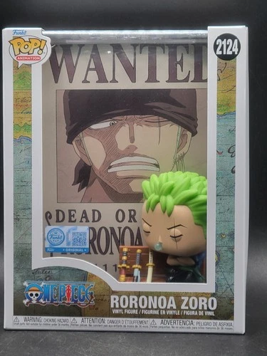 Funko Pop Poster Animation 2124 Roronoa Zoro Wanted Funko Shop