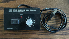 Solid State Soldering Iron Temperature Control Tested-Works Made in Taiwan