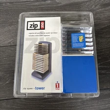 RARE NEW SEALED Iomega Zip 250MB Tower & Disks - Original Packaging!