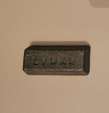 LYMAN LEAD 1 ish-POUND INGOTS, FISHING SINKERS, HUNTING BULLETS, ETC.