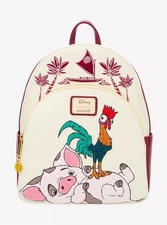 Mini Mochila Disney Moana Loungefly Bolso Pua Hei Hei - Nueva con Etiquetas