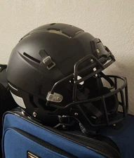 Schutt F7 Football Helmet Large Flat Black