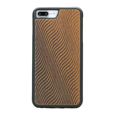 Holzhülle für iPhone 8 Plus/7 Plus Bewood Merbauwellen Handyhülle Case Tasche