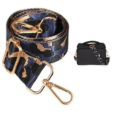 Taschengurt verstellbar Damen Schultergurt Canvas Nylon Leopardenmuster