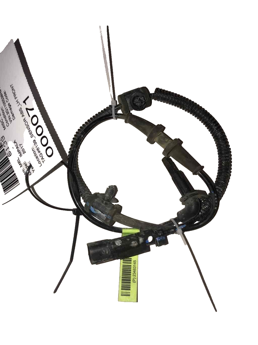 SHE6点 2017 CHEVROLET IMPALA Wheel Speed Sensor Front ABS Driver