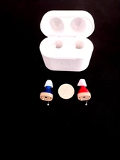 PAIR RECHARGEABLE tiny digital amplifiers 3 programs NOISE & HIGH FREQUENCY USA