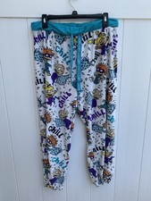 Rugrats Nickelodeon Pajama Pants Sleep Pants Womens Large Soft Fuzzy