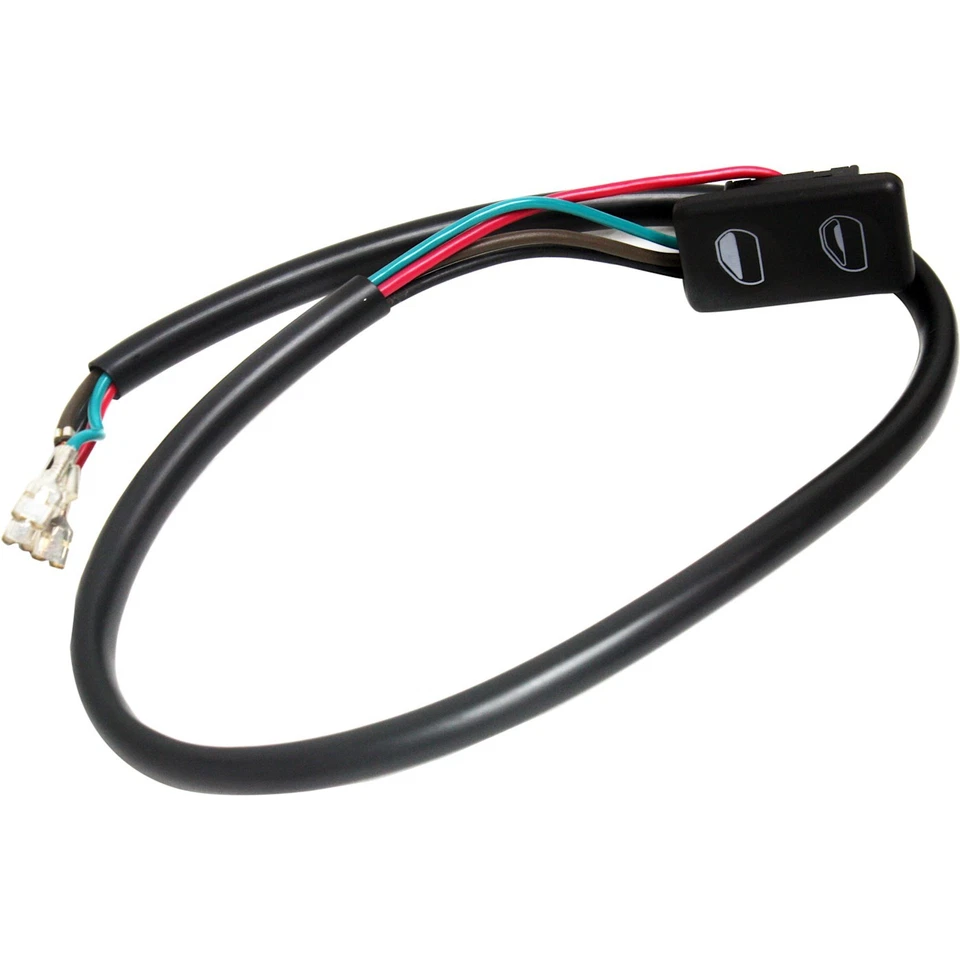 Interruptor de ventana para Porsche 928 1978-1989 lado conductor delantero o pasajero negro Foto 3 de 4