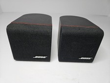 Lot Of 2 Bose Redline Single Cube Speakers Lifestyle Acoustimass Black