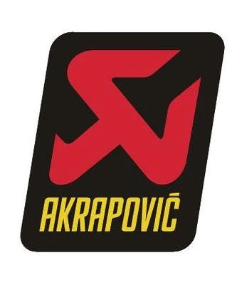 NEW GENUINE AKRAPOVIC 95x75 HEAT PROOF RESISTANT EXHAUST STICKER DECAL