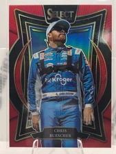 2025 Select Nascar Racing - #76 Chris Buescher -  Grandstand - Red /125