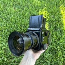 Mamiya RZ67 Pro II Medium Format Camera Sekor 75mm 4.5 L Sb 120 Film BACK