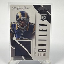 2013 Certified STEDMAN BAILEY #32 Rookie JERSEY /299 NFL RAMS FOOTBALL NM CARD. rookie card picture