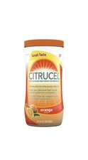 Citrucel Fiber Therapy Powder for Occasional Constipation Relief Orange 30. Oz