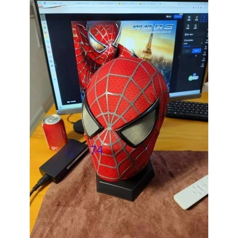 Classic Toby Spider-man Helmet Original Quality Cosplay Mask Costumes US STOCK!! - Image 2 of 4