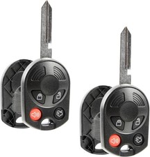 2pcs Flip Key Fob Replacement Shell Ford Edge Escape Explorer Lincoln