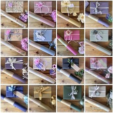 Birthday Wrapping Paper KRAFT Eco Friendly Gift Wrap Bulk Sheet Roll Christmas