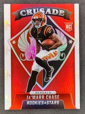 2021 Rookies & Stars JAMARR CHASE Rookie Red Parallel Crusade /99 #CR-26 Bengals