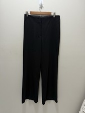 Express Wide Leg High Rise Dress Pants Size 6R Minimalist Career Trousers