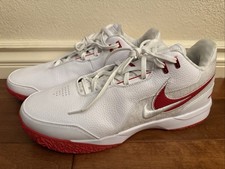 Nike Zoom LeBron NXXT Gen Men Size 18 White Red Basketball No Box Small Mark NEW