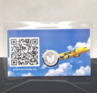 Spirit Airlines Tribute Card w/ Genuine 1g .999 Fine Silver Walking Round — photo 2