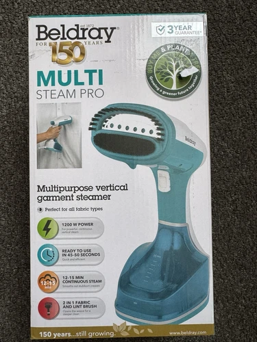 Beldray Multi Steam Pro Handheld Garment Steamer 1200W Travel Clothes Steamer