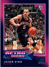 Jason Kidd #22 2017-18 Donruss Retro Series New Jersey Nets