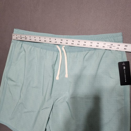 Short de bain homme Travis Mathew neuf XXL 2XL coquille d'œuf bleu acropole neuf avec étiquette A40229 - Photo 2/13
