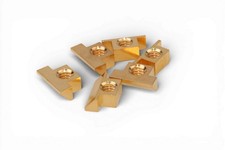 GIBSON Wired ABR-1 Brass string saddles Set of 6 , Gold plated