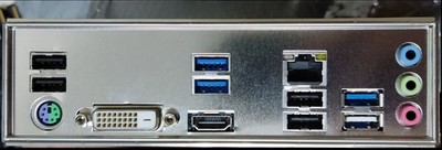 I/O IO Shield For Gigabyte B550M-DS3H Backplate baffle