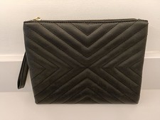 ASOS Black Quilted Wristlet Clutch Handbag Brand New No Tags