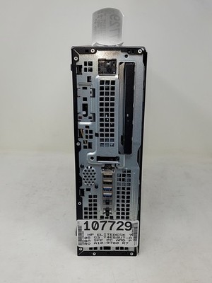 HP ELITEDESK 705 G3 Y4E58UT-ABA SFF PC AMD PRO A10-9700 R7 8GB SEE NOTES