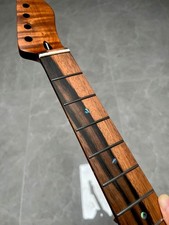 AAA Ebony fingerboard 22Fret Satin Roasting flame Maple Electric guitar Neck