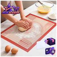 Backmatte Silikon Antihafte Rutschfest Teigmatte FüR Backen 60X40 Cm