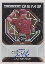 2021 Panini Elite Extra Edition Hidden Gems Black Sam Praytor #HG-SP Auto 0it8