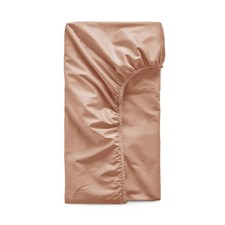 Organic Cotton Percale Fitted Sheet Clay Pink | All Sizes | New | Dip & Doze
