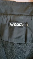 Trench Coat Femme Et Dieu Créa La Femme - Taille 42, Noir, Occasion Très Bon état