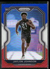 2020 Panini Prizm #306 Jaylon Johnson Prizm Red White and Blue