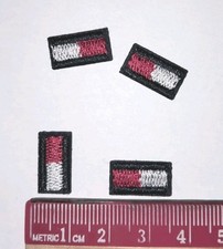 Tommy Hilfiger patch, Termoadesive 4 Pezzi, Blu Bianco Rosso