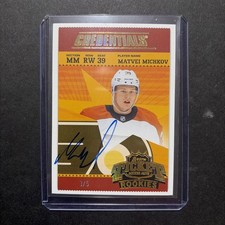 2024-25 Credentials Retro Ticket Access Auto Rookies Gold 3/5 Matvei Michkov