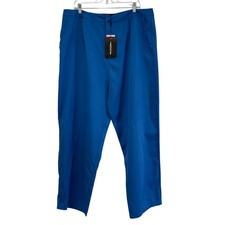 NWT Pretty Little Thing Pleated Ankle Career Pants Size 1X Royal Blue Girl Boss