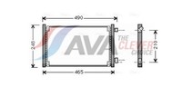 Ava Clever Choice Kondensator Klimaanlage FT5223 FüR Fiat Seicento 600 Aluminium