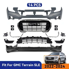 For 2022 2023 2024 GMC Terrain SLE Front Bumper Cover Grille Assembly W/ Foglamp