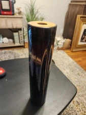 Vintage 1987 Peach Reynolds Kaleidoscope Signed Oil Filled Collectible