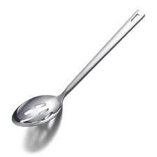 Stainless Steel Slotted and Basting Spoon, Heat Resistant, Non-Stick, Dishwas...