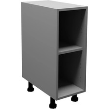 Kitchen 250mm Base Unit Onyx Grey Carcass Without Doors Fully Assembled
